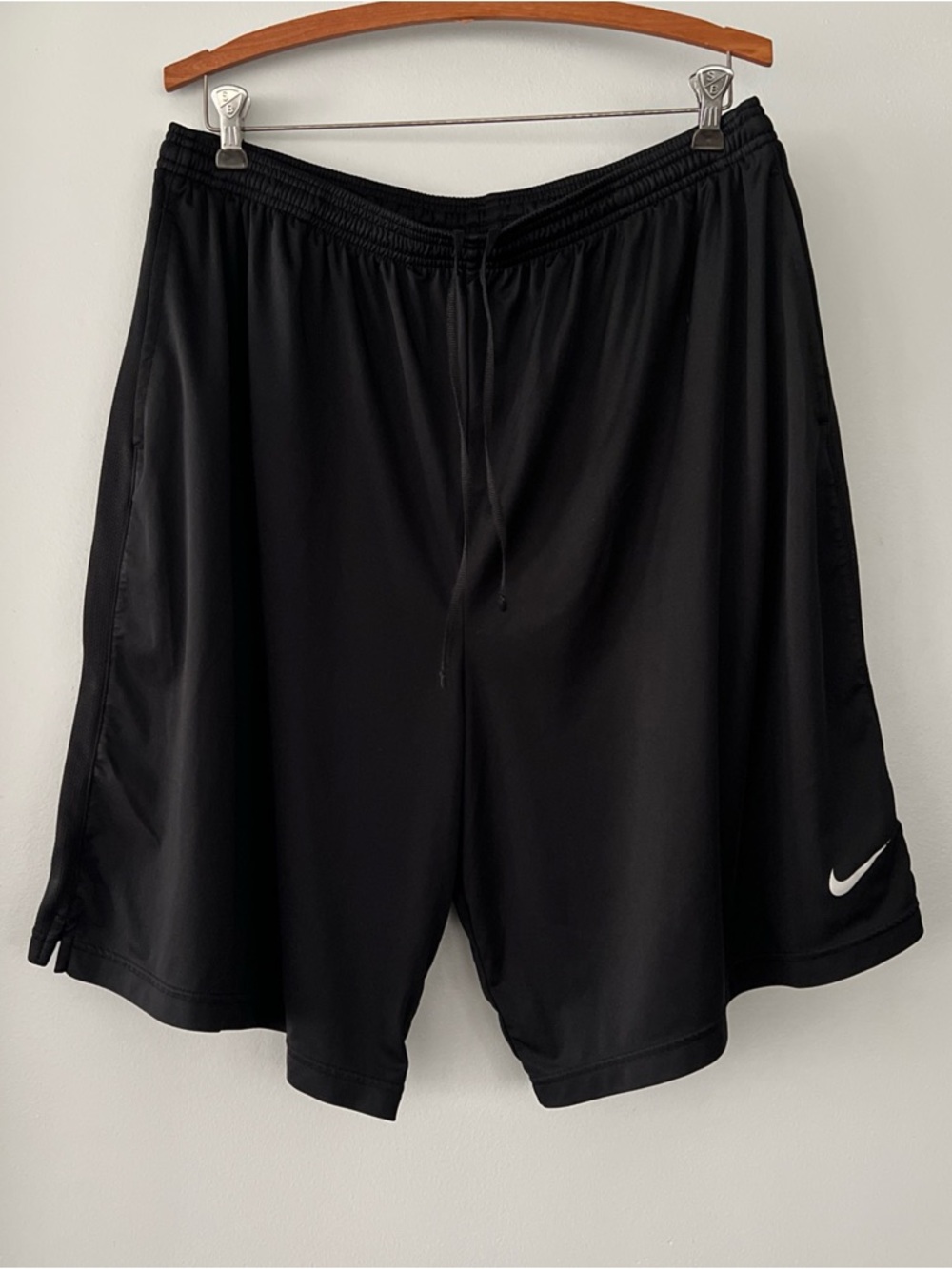 Nike Dri-Fit Men’s Black Athletic Performance Shorts with Swoosh